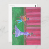 Der Tänzer Postkarte (Vorne/Hinten)