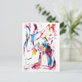 Der Tänzer Postkarte (Stehend Vorderseite)