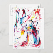 Der Tänzer Postkarte (Vorne/Hinten)