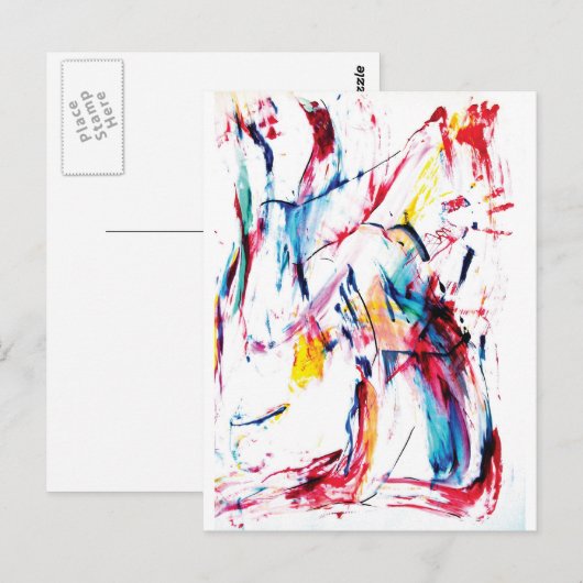 Der Tänzer Postkarte (Vorne/Hinten)