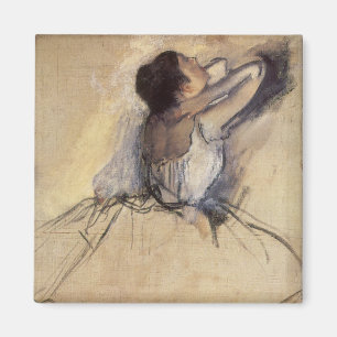 Der Tänzer von Edgar Degas, Vintage Ballerina Kuns Magnet