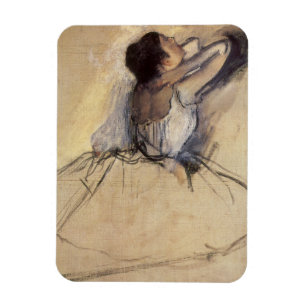 Der Tänzer von Edgar Degas, Vintage Ballerina Kuns Magnet