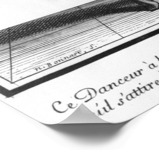 Der Tanzmeister Poster (Ecke)