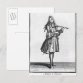 Der Tanzmeister Postkarte (Vorne/Hinten)