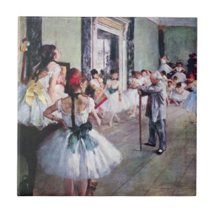 Der Tanzunterricht von Edgar Degas, Vintage Ballet Fliese