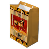 Der Tao der Equus-Geschenk-Tasche durch Mittlere Geschenktüte (Rückseite Schrägansicht)