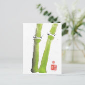 Der Tao der Postkarte von Bamboo (Stehend Vorderseite)