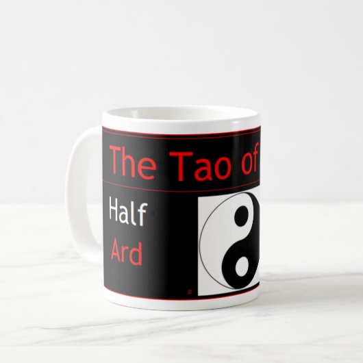 Der Tao von Duino Kaffeetasse (Vorderseite Links)