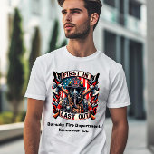Der tapfere Feuerwehrmann ist stolz T-Shirt