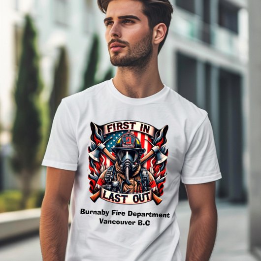 Der tapfere Feuerwehrmann ist stolz T-Shirt