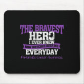 Der tapferste Heldenbeobachter über mir Bauchspeic Mousepad (Vorne)