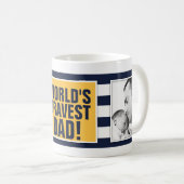 Der tapferste Vater der Welt - Vatertag Kaffeetasse (VorderseiteRechts)