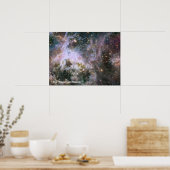 Der Tarantula-Nebel - Rahmen 4 mit Titel Poster (Küche)