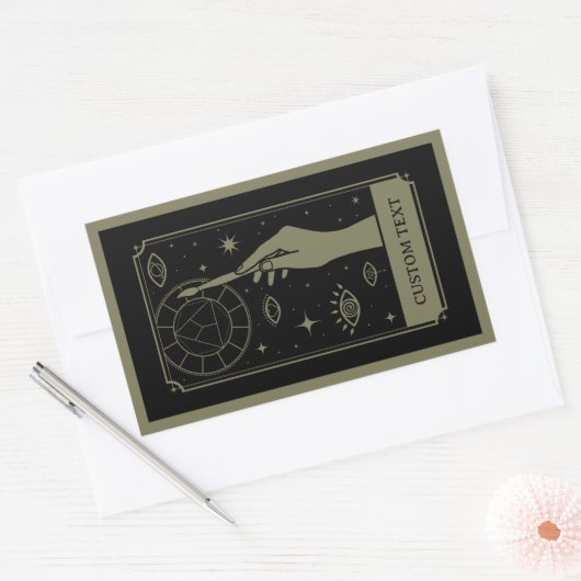 Der Tarot des Kunstlehrers Rechteckiger Aufkleber (Umschlag)