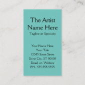 Der Tarot des Kunstlehrers Visitenkarte (Rückseite)