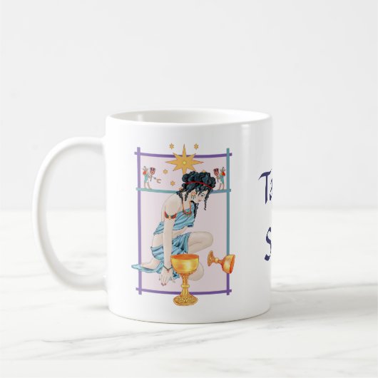Der Tarot-Stern Kaffeetasse (Links)