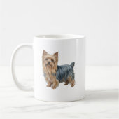 Der Taschen-Gladiator: Yorkshire Terrier Kaffeetasse (Links)