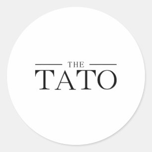 Der Tato - Ukrainischer Vater aus der Ukraine Runder Aufkleber