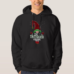 Der tätowierte Gnom passende Familien-Weihnachts-P Hoodie