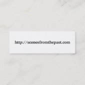 Der Taucher Mini Visitenkarte (Rückseite)