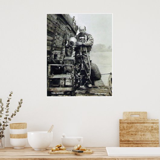 Der Taucher Poster (Küche)