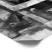 Der Taucher Vintage HarHat Scuba Poster (Ecke)