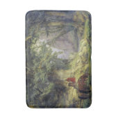 Der tausendjährige Eichenbaum (von Karl Lessing) Badematte (Vorderseite Vertikal)