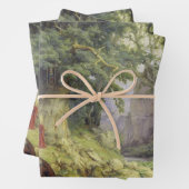 Der tausendjährige Eichenbaum (von Karl Lessing) Geschenkpapier Set (Beispiel)