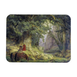 Der tausendjährige Eichenbaum (von Karl Lessing) Magnet