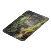 Der tausendjährige Eichenbaum (von Karl Lessing) Magnet (Linke Seite)