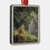 Der tausendjährige Eichenbaum (von Karl Lessing) Ornament Aus Metall (Rechts)