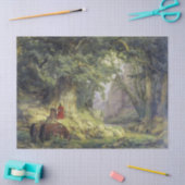 Der tausendjährige Eichenbaum (von Karl Lessing) Seidenpapier (Basteln)