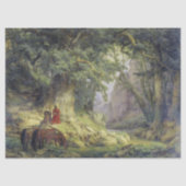 Der tausendjährige Eichenbaum (von Karl Lessing) Seidenpapier (Vorderseite)