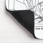 Der Taxidermist u. der IRS-Wirtschaftsprüfer Mousepad (Ecke)