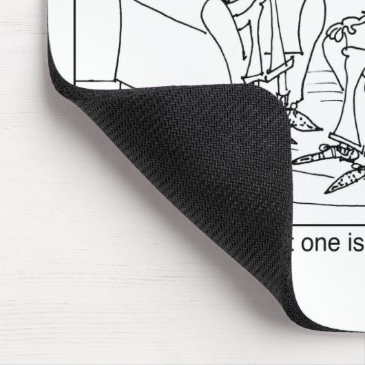 Der Taxidermist u. der IRS-Wirtschaftsprüfer Mousepad (Ecke)