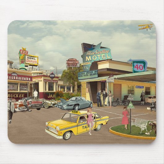 Der Taxifahrer Mousepad (Vorne)