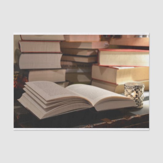 Der TBR Buch-Stapel Seidenpapier (Vorderseite)