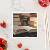 Der TBR-Buchstapel Serviette (Beispiel)