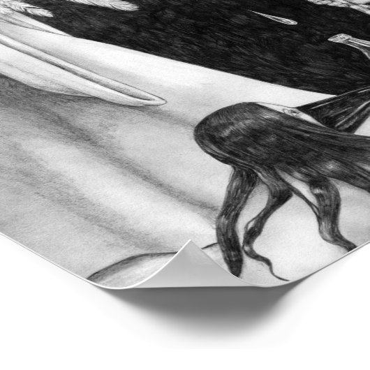 Der Tear Collector von Christiane Cegavske Poster (Ecke)