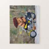 Der Teddy Biker - Puzzle (Vertikal)