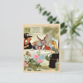 Der Tee-Party-Baby-Dusche des wütenden Hutmachers Einladung (Stehend Vorderseite)