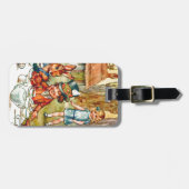 Der Tee-Party des wütenden Hutmachers - Alice im Gepäckanhänger (Vorderseite horizontal)