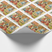 Der Tee-Party des wütenden Hutmachers - Alice im Geschenkpapier (Ecke)