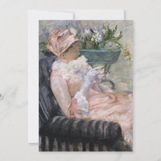 Der Teecup | Mary Cassatt (Vorderseite)