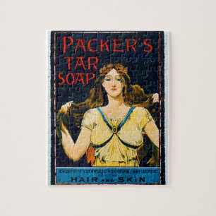 Der Teer-Seife des Plakat-Werbung "Verpackers" Puzzle