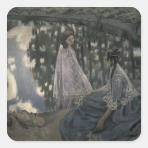 Der Teich, 1902 Quadratischer Aufkleber