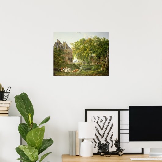 Der Teich des Dorfes Poster (Heimbüro)