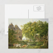 Der Teich des Dorfes Postkarte (Vorne/Hinten)