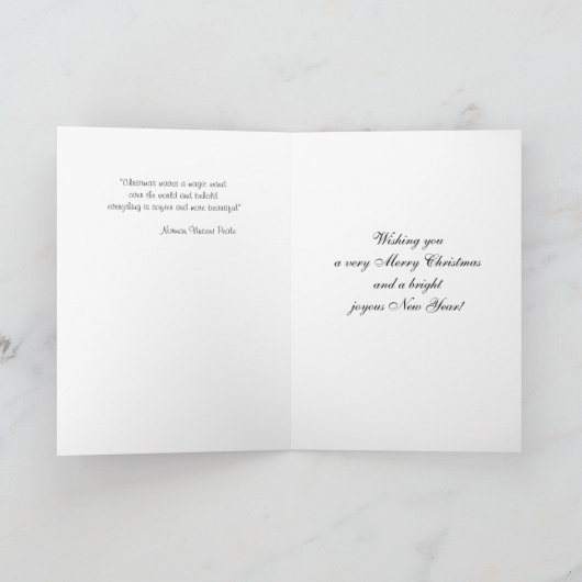 Der Teich Feiertagskarte (Innenseite)