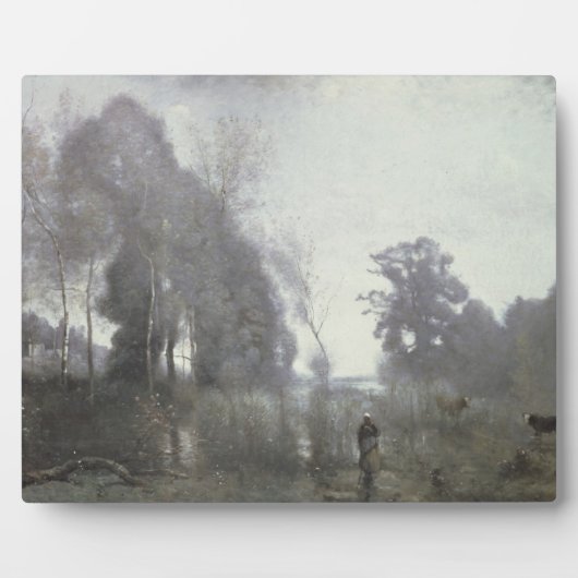 Der Teich in Ville d'Avray, 1868 (Öl auf Leinwand) Fotoplatte (Vorderseite)
